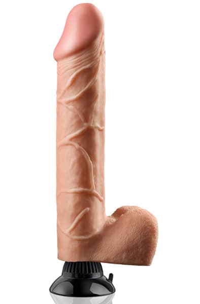 Pipedream Real Feel Deluxe 30 cm Dildo med vibrator