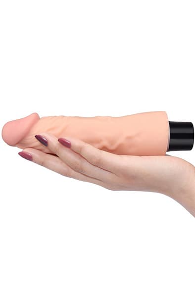 Lovetoy Real Softee Vibrating Dildo 18 cm Dildo med vibrator