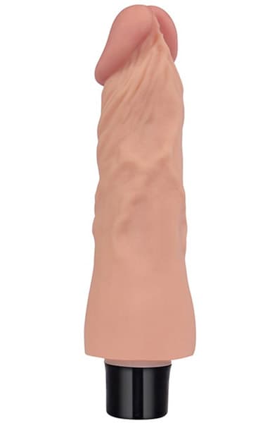Lovetoy Real Softee Vibrating Dildo 18 cm Dildo med vibrator