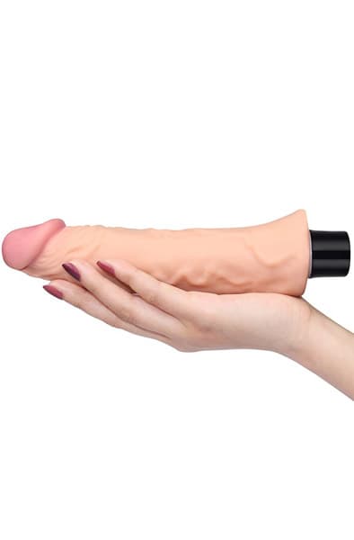 Lovetoy Real Softee Vibrating Dildo 22 cm Värisevä dildo