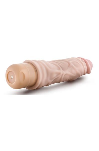 Dr. Skin Cock Vibe 10 Beige 21,5cm Värisevä dildo