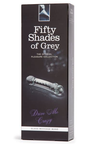 Fifty Shades of Grey Drive Me Crazy Glass Massage Wand Glassdildo