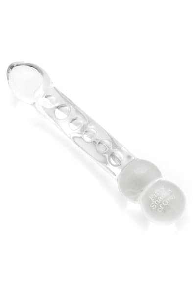 Fifty Shades of Grey Drive Me Crazy Glass Massage Wand Glassdildo