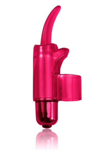 Power Bullet Tingling Tongue Pink Fingervibrator