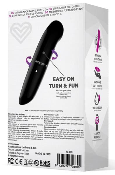 Latetobed Denzel Stimulator Easy Quick G-punktsvibrator