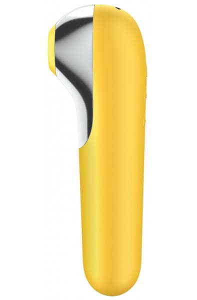 Satisfyer Dual Love Yellow App-styret klitorisstimulator