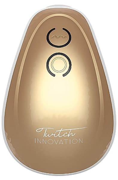 Twitch Hands-free Suction & Vibration Toy Gold Klitoris stimulaattori