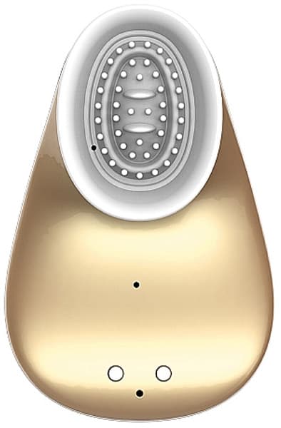 Twitch Hands-free Suction & Vibration Toy Gold Klitoris stimulaattori