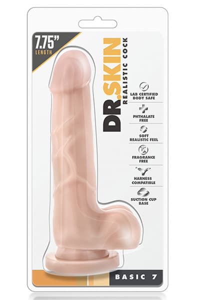 Dr. Skin Realistic Cock Basic 18 cm Dildo | CDON Dr. Skin Realistic Cock Basic 18 cm Dildo | CDON