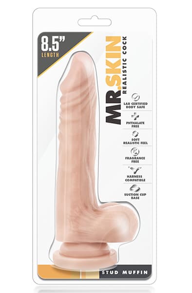 Mr. Skin Realistic Cock Stud Muffin Dildo