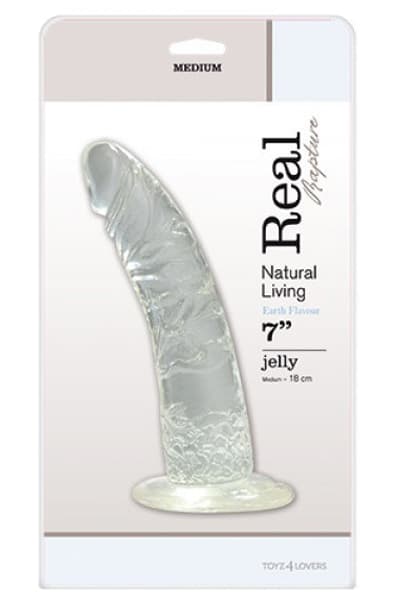 TOYZ4LOVERS Jelly Dildo Real Rapture Clear 20,5 cm Dildo