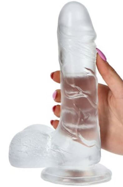 TOYZ4LOVERS Jelly Dildo Real Rapture Clear 23 cm Dildo