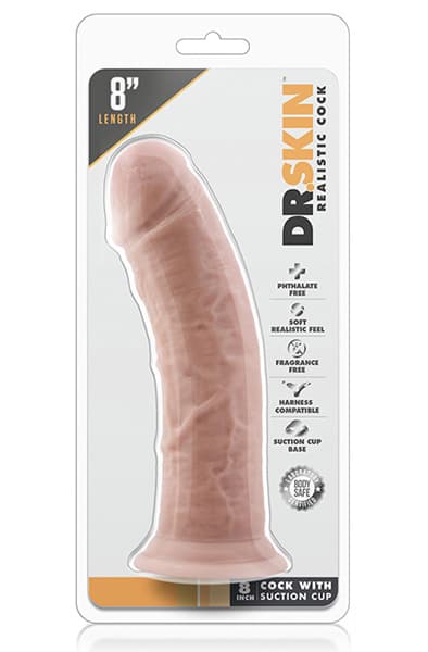 Dr. Skin Cock With Suction Cup 20,5cm Dildo