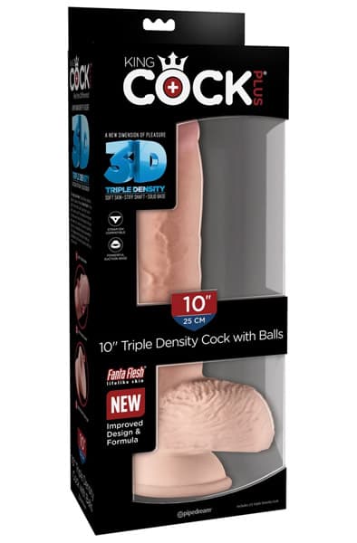 Pipedream King Cock Triple Density 25 cm Realistisk dildo
