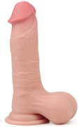 Miniatyrbild 1 av 3: Lovetoy Sliding Skin Dual Layer Dong 19,5 cm Dildo