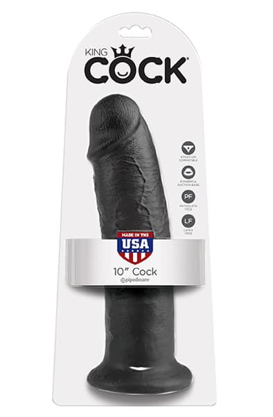 Pipedream King Cock Black 25cm Dildo