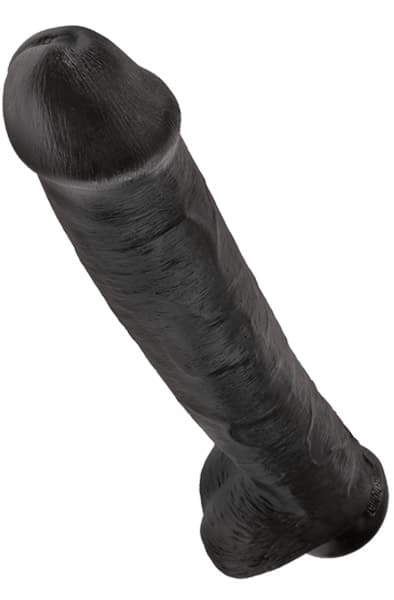 Pipedream King Cock With Balls Black 38 cm XL dildo