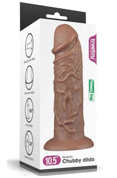 Realistic Chubby Dildo Flesh 26,5 cm Dildo