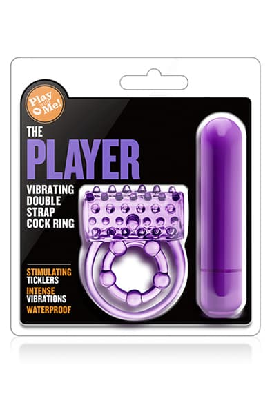 Play With Me The Player Double Cockring Penisrengas vibraattorilla