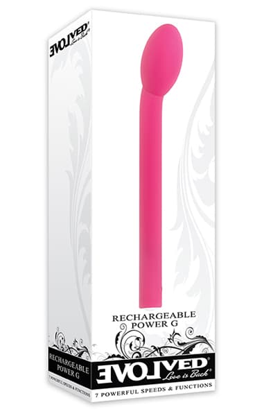 Evolved Rechargeable Power G Pink G-punktsvibrator