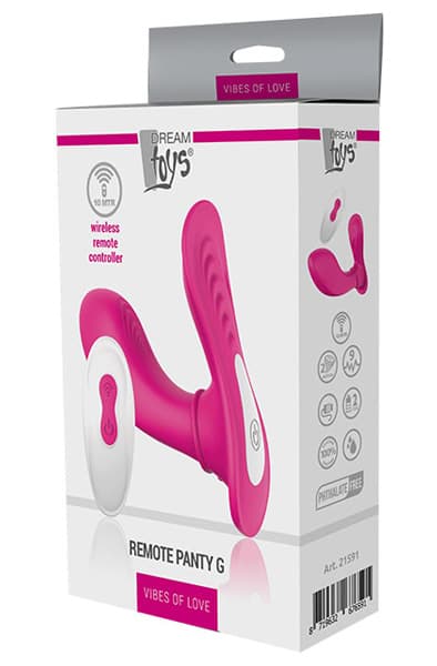 Dream Toys Vibes Of Love Remote Panty G Magenta Fjernstyrt G-punktsvibrator