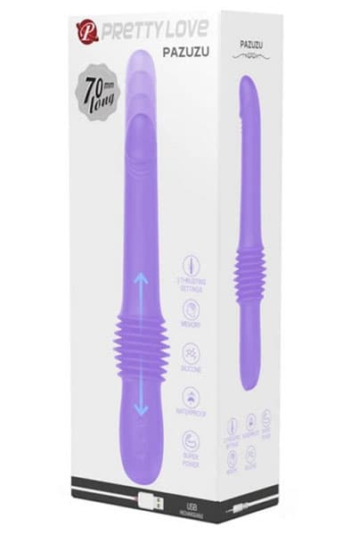 Pretty Love Pazuzu Thrusting Vibe Purple G-punktsvibrator