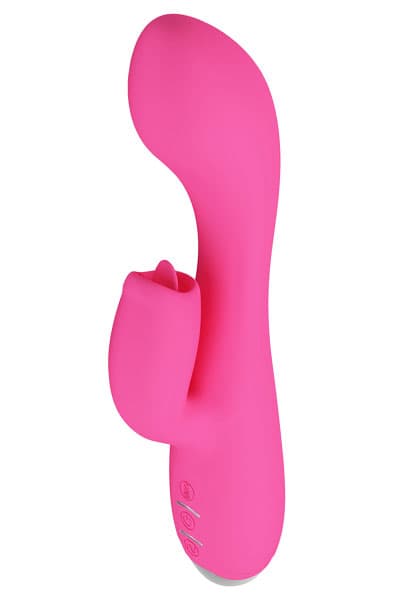 Pretty Love Doreen Pink Rabbit vibrator med roterende tunge