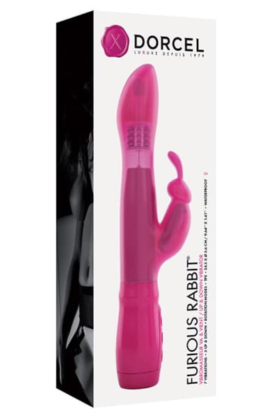 Marc Dorcel Furious Rabbit Vibrator Pink 24cm Rabbitvibrator