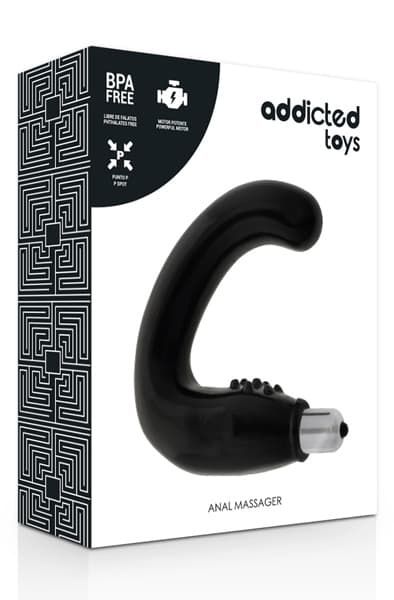 Addicted Toys Anal Massager Black
