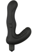 Miniatyrbild 1 av 3: Easytoys Black Silicone Perineum Tickler Prostatavibrator