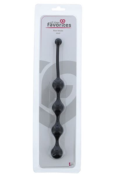 Dream Toys Four Beads Anal Black Analkuler