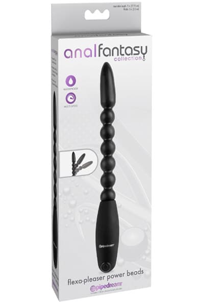 Pipedream Flexa-Pleaser Power Beads Analkugler med vibration