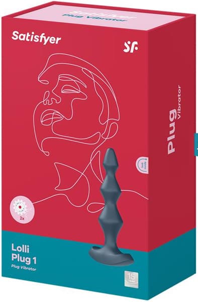 Satisfyer Lolli Plug Vibrator 1 Dark Teal Analkulor med vibration