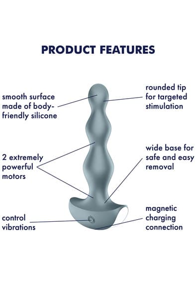 Satisfyer Lolli Plug Vibrator 1 Dark Teal Analkulor med vibration