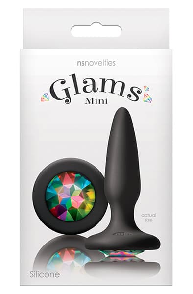 NS Novelties Glams Mini Rainbow Gem Analplugg
