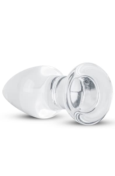 Gildo Clear Glass Buttplug 10cm Ø3,9cm Analplug i glas