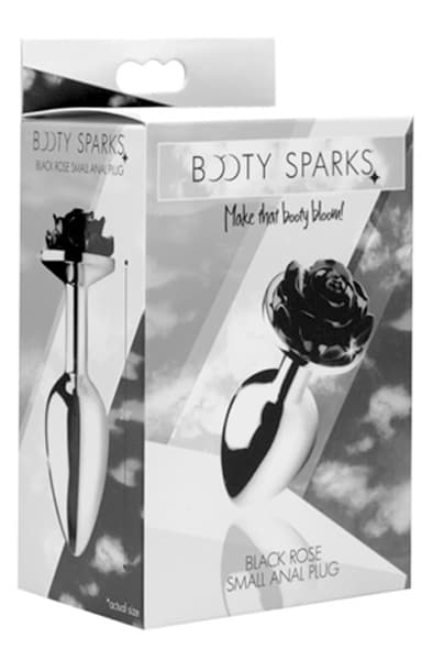 Booty Sparks Black Rose Analplug Small