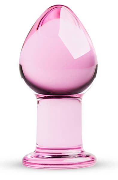 Gildo Glass Buttplug Pink Analplugg i glass