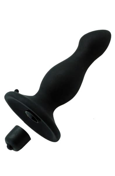 TOYZ4LOVERS Anal Bullet Black Värisevä anaalitappi