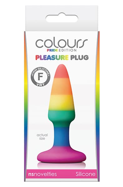 NS Novelties Colours Pride Edition Pleasure Plug Mini Analplug