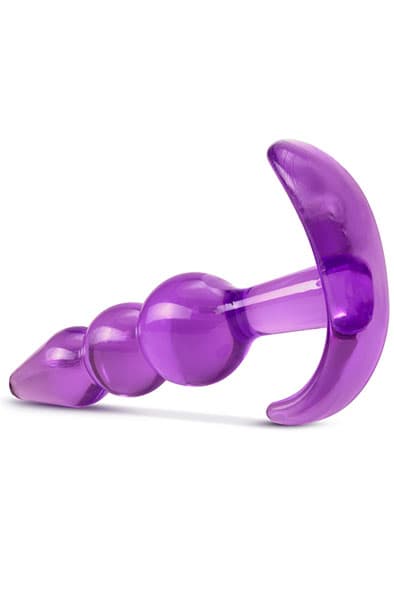 B Yours Triple Bead Anal Plug Purple Mini Anaalitappi