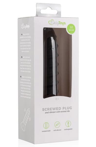 Easytoys Screwed Plug Anal Vibrator Analplugg med vibrator