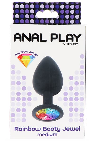 ToyJoy Rainbow Booty Jewel Medium Analplugg
