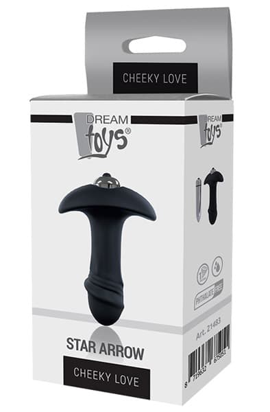 Dream Toys Single Speed Star Arrow Plug Analplugg med vibrator