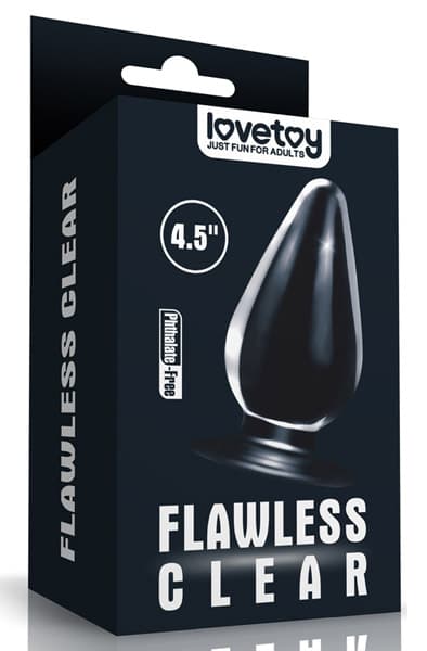 Flawless Clear Anal Plug 11,5 cm Anaalitappi