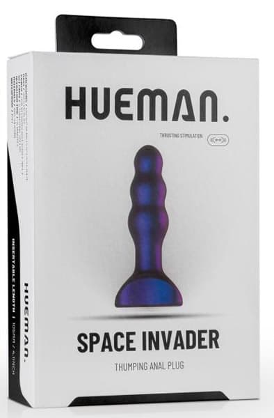 Space Invader Vibrating Butt Plug Värisevä anaalitappi