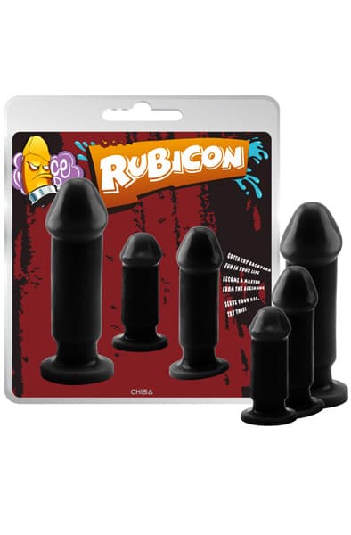 Evil Dark Anal Plug Set Analplug pakke