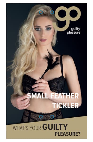 Guilty Pleasure Small Feather Tickler Black Fjäder tickler