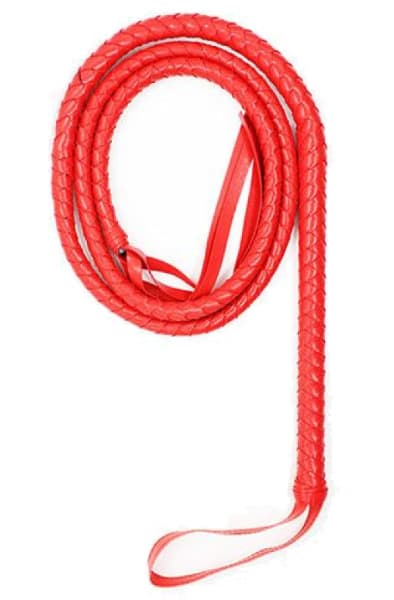 TOYZ4LOVERS Frusta Indy Flog Whip Red BDSM Pisk
