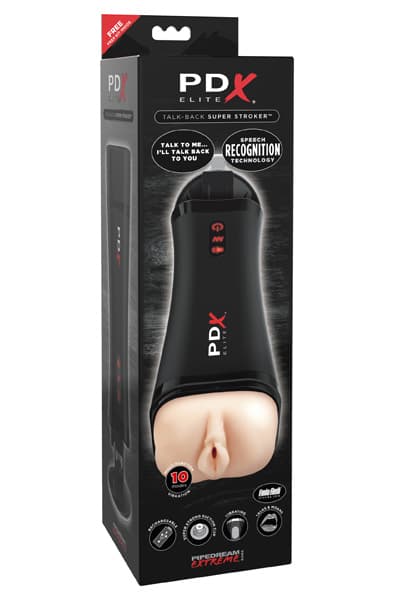 Pipedream Talk-Back Super Stroker Talende masturbator